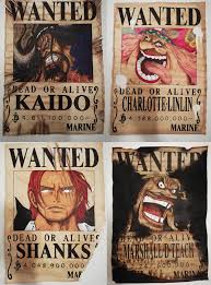 Our first recommendation today is this 16 piece set from cosplaywho. Anime Spoilers Finally Finished The Wanted Posters For The Four Emperors Onepiece