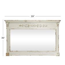Fl Wall Mirror With Distressing