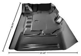 71 73 mustang floor pan front section