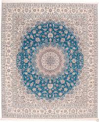 persian 6la nain rug with silk highlights