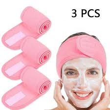spa headband makeup shower bath