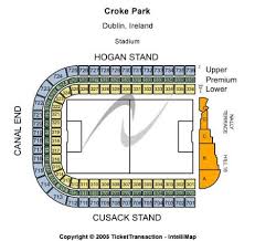croke park seating chart