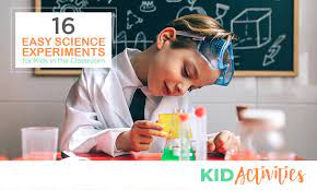 27 easy kids science experiments for