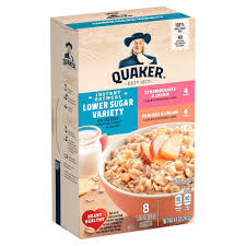 quaker instant oatmeal low sugar fruit