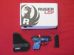 ruger lcp 380 semi auto pistol blue