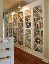 ikea billy bookcases with glass doors