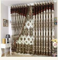cotton eyelet luxury curtains size 2