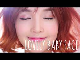 lovely baby face makeup korean