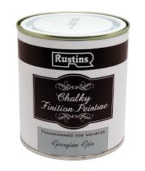 Rustins Chapg250 Chalky Finish Paint Georgian Grey 250ml