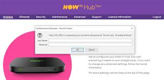 now tv router login 192 168 1 1