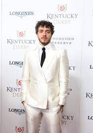 Jack Harlow Wore an Iridescent White Suit to the Kentucky Derby