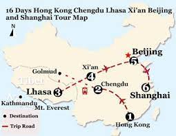 Direct flights on hong kong to shanghai route are being offered by these carriers 16 Days Hong Kong Chengdu Lhasa Xian Beijing Shanghai Tour