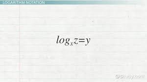 what is a logarithm lesson