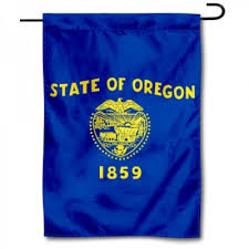 State Of Oregon Garden Flag