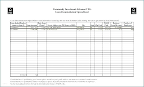 Spreadsheet Template For Small Business