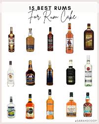 15 best rums for a rum cake recipe