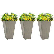 Outsunny 28 Tall Plastic Planters 3
