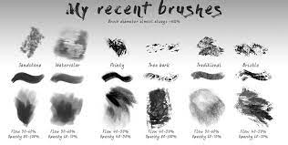 texture brushes free photo by
