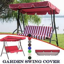 Patio Swing Canopy Cover Set Swing