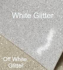 whiter than off white glitter sheet 9 x