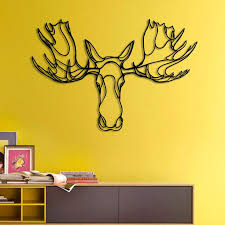 Moose Head Trophy Animal Wall Art