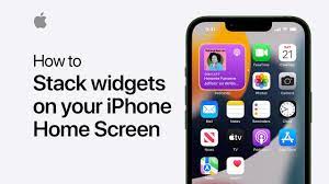 how to stack widgets on your iphone