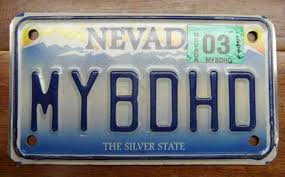 nevada personalized motorcycle license