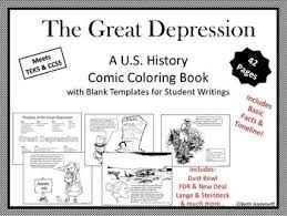 Can coloring help with depression? The Great Depression A U S History Comic Coloring Book Tpt