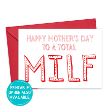 Mothers Day Gift From Husband MILF Card Mothers Day From - Etsy