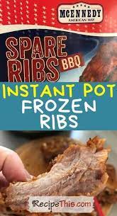 recipe this instant pot frozen ribs
