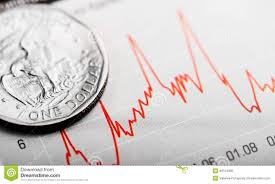 One Dollar On Chart Stock Image Image Of Concepts