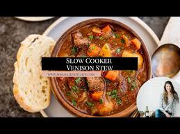 slow cooker venison stew thick