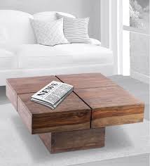 emil coffee table in teak finish by