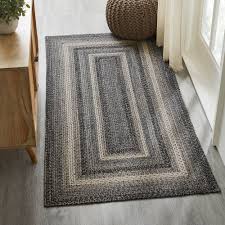 sawyer mill black white jute rugs with