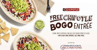 Chipotle Mexican Grill offers BOGO to ...