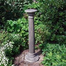 Tall Column Stone Garden Pedestal