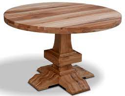 I finished the table with weatherwood dead flat conversion varnish. Casa Padrino Solid Wood Kitchen Table Different Sizes Colors Round Luxury Oak Wood Dining Table Rustic Dining Room Furniture