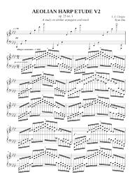 Chopin - Etude Op. 25 No. 1 "Aeolian Harp" (VARIATION) Sheet music for  Piano (Solo) | Musescore.com