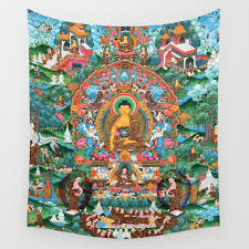 Buddha Thangka Wall Tapestry
