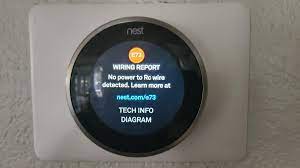 how to fix nest thermostat no power to