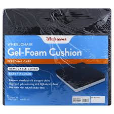 walgreens gel foam cushion 18x16x3 inch