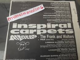 inspiral carpets live tour dates 1991