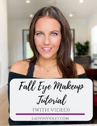 fall eye makeup tutorial with video