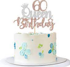 60th Birthday Cake Design For Woman gambar png