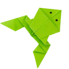 Hier findest du einfache faltanleitungen zum falten von origami tieren. Hupfenden Origami Frosch Falten Anleitung Papierfrosch Basteln Video