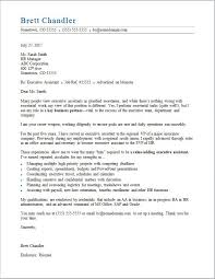 Administrative Assistant Executive Cover Letter Samples