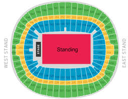 Wembley Stadium Seating Plan Pitch Standing