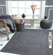 grey charcoal jute rugs runners and