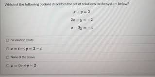 a system of three linear equations in