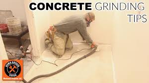 how to safely grind concrete floors